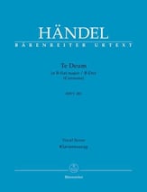 Te Deum in B-flat Major, HWV 281 Mixed Voices Vocal Score cover